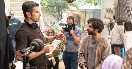 Dallas Jenkins on the set of 'The Chosen.'