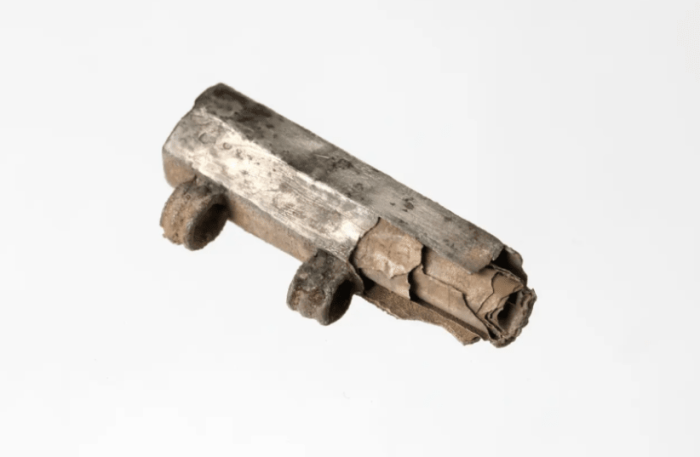 The 'Frankfurt Silver Inscription', a 3rd-century amulet.